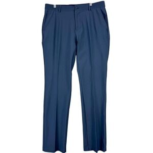 Greg Norman Pants Mens 32x32 Blue Golf Stretch Flat Front Chino G7PRP534